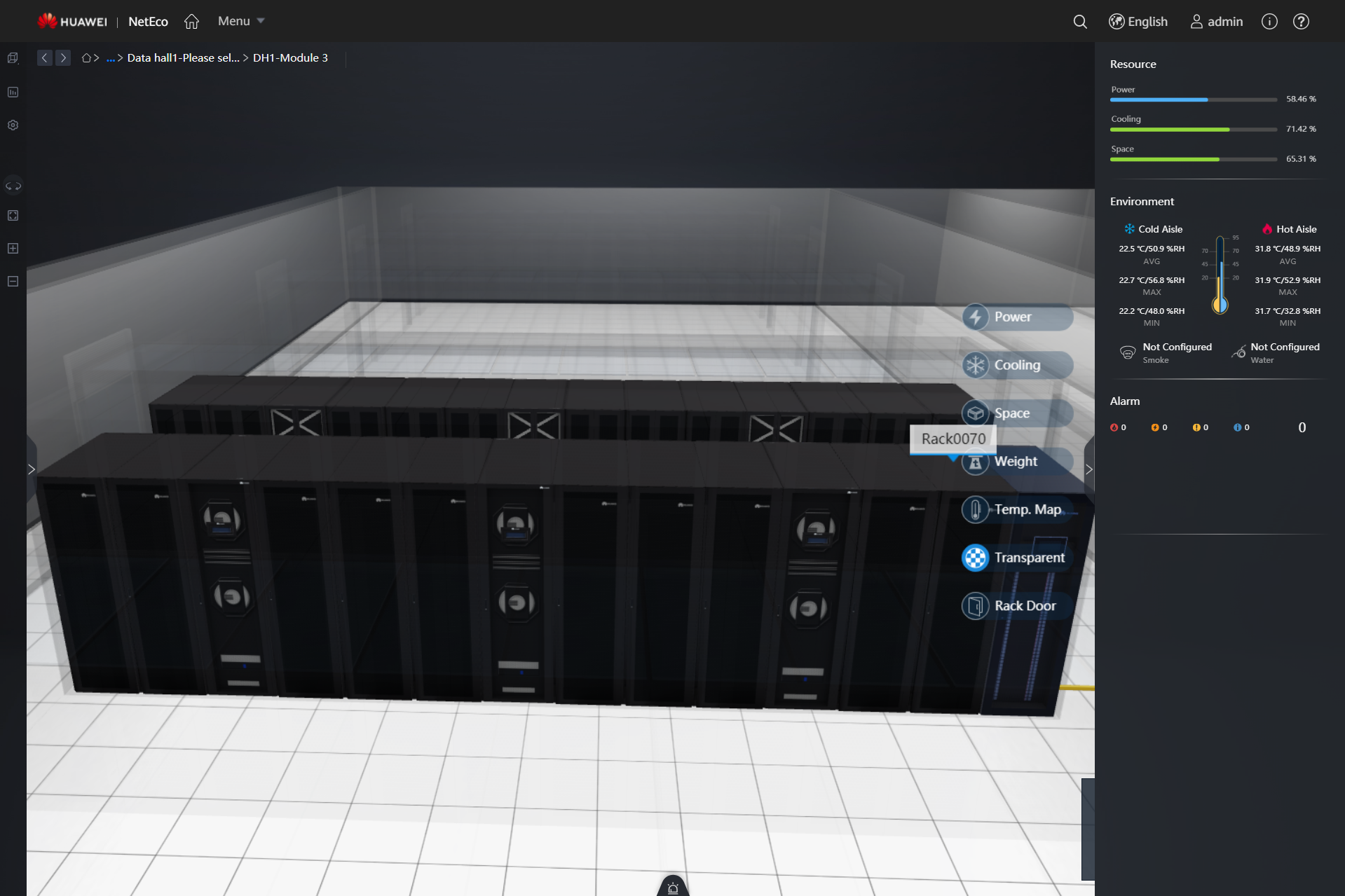 3D view- module level