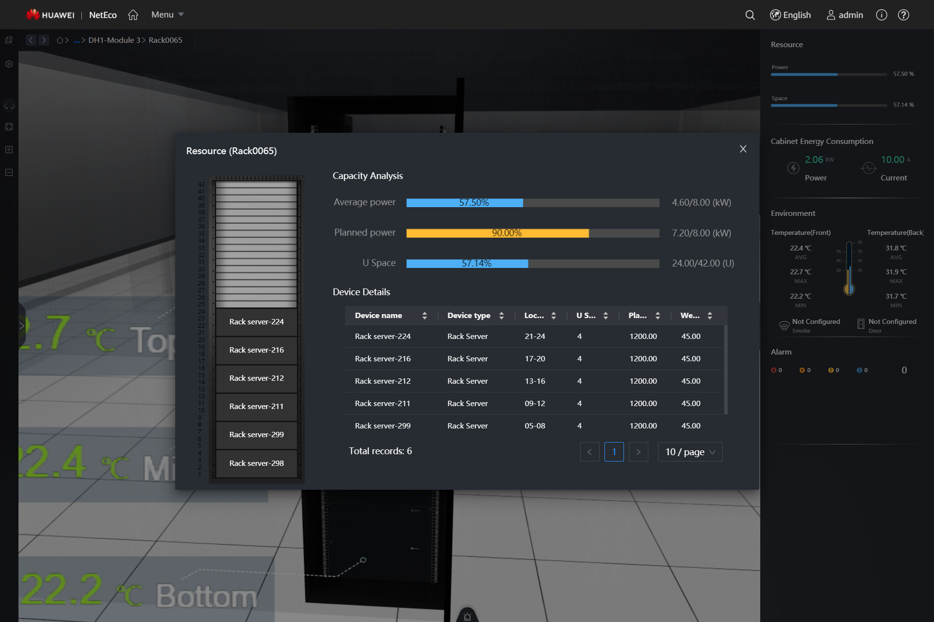 3D view- rack level 2